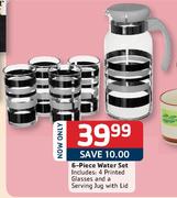6 Piece Water Set