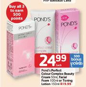 Pond's Perfect Colour Complex Facial Foam-100ml Each