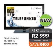 Telefunken Full HD LED TV-32"(82cm)