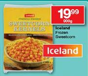 Iceland Frozen Sweetcorn-900gm Each