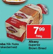 Albany Superior Brown Bread-700g