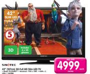 Sinotec 42"(107cm) 3D Full HD Slim LED TV(STL342ME77)