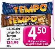 Cadbury Lagre Bar Tempo-30's
