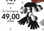 Fur Trim Beanie-Each