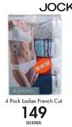 Jockey 4 Pack Ladies French Cut