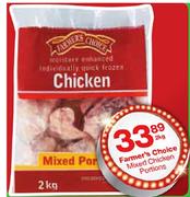 Farmer's Choice Mixed Chicken Portions-2Kg