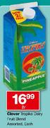 Clover Tropika Dairy Fruit Blend Assorted-2L Each