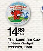 The Laughing Cow Cheese Wedges Assorted-120g Each