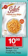 Select Frozen Straight Cut Potato Fry Chips-1kg
