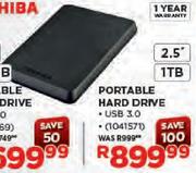 Toshiba 1TB Portable Hard Drive