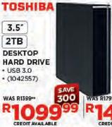 Toshiba 2TB Desktop Hard Drive