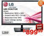 LG 20" LED Monitor(E2042C)