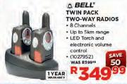Bell Twin Pack Two-Way Radios