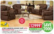 Style Collection 4 Piece Memphis Lounge Suite