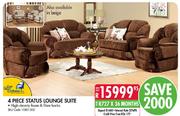 Style Collection 4 Piece Status Lounge Suite