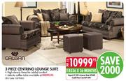 Calgan Lounge 3 Piece Centrino Lounge Suite