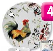 French Rooster Round Platter