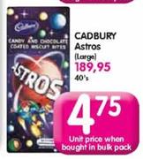 Cadbury Astros-Each