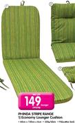 Phinda Stripe Range Economy Lounger Cushion