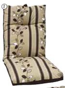 Kenzo Leaf Range Patio High Back Cushion