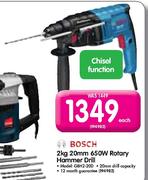 Bosch 20mm 650W Rotary Hammer Drill-2kg Each