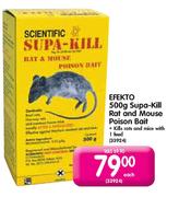 Efekto Supa-Kill Rat And Mouse Poison Bait-500g Each