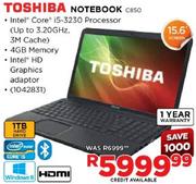 Toshiba Notebook C850