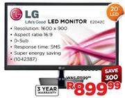 LG 20" LED Monitor(E2042C)