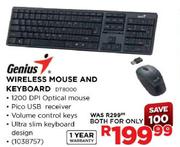 Genius Wireless Mouse And Keyboard(DT8000)