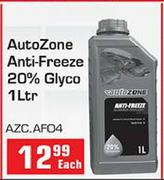 AutoZone Anti-Freeze 20% Glyco 1Ltr - Each