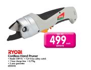 Ryobi Cordless Hand Pruner-Each