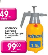 Hozelock 1.5Ltr Pump Pressure Sprayer-Each