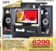 Emkay Designs 4 Piece Serena Wall Unit