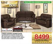 Garniche 3 Piece Azzuri Lounge Suite