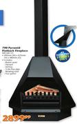 700 Pyramid Flatback Fireplace(MEGA0133)