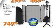 3 Piece Fireplace Set(MEGA0319)-Per Set