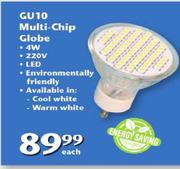 GU10 Multi-Chip Globe-220V Each