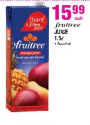 Fruitree Juice Assorted-1.5ltr Each