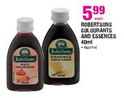 Robertsons Colourants And Essences Assorted-40ml Each