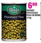 Rhodes Processed Peas In Brine-410g