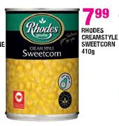 Rhodes Creamstyle Sweetcorn-410g