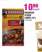 Knorrox Stock Cubes Assorted-24's Per Pack