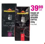 House Of Coffee Ground Coffee Assorted-250g Each