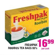 Freshpak Rooibos Tea Bags-80's Per Pack