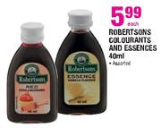 Robertsons Colourants & Essences Assorted - 40ml Each