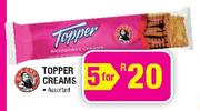Topper Creams Assorted - 5's