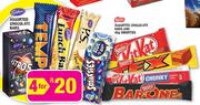 Nestle-Assorted Chocolate Bars And Smarties-4x40g