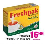 Freshpak Rooibos Tea Bags - 80's Per Pack