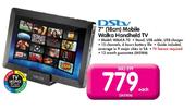 DSTV 7"(18cm)Mobile Walka Handheld TV Each