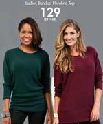 Legend Ladies Banded Hemline Top